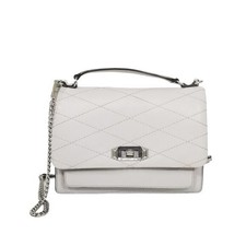 Rebecca Minkoff Je T'aime Convertible Leather Crossbody Bag In Gray Putty $295