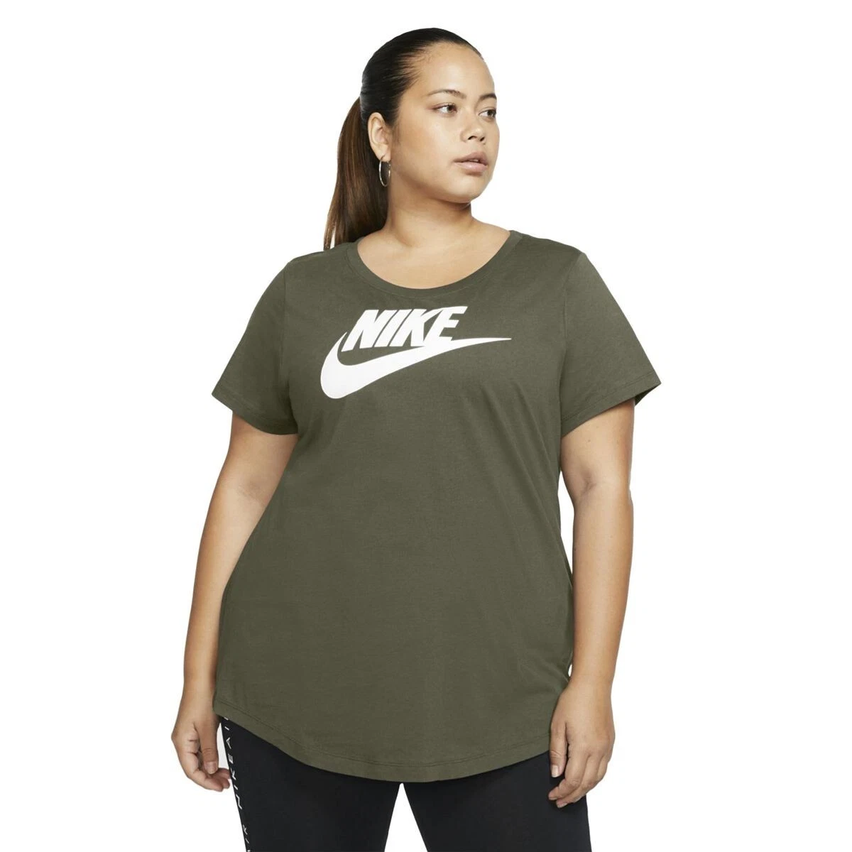 Nike Women's Sportswear Essential Logo T-Shirt, Plus Size 1X