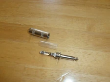 Switchcraft 270 Mono Male 1/4" Phone Plug,Metal Handle,Screw Terminals,NOS