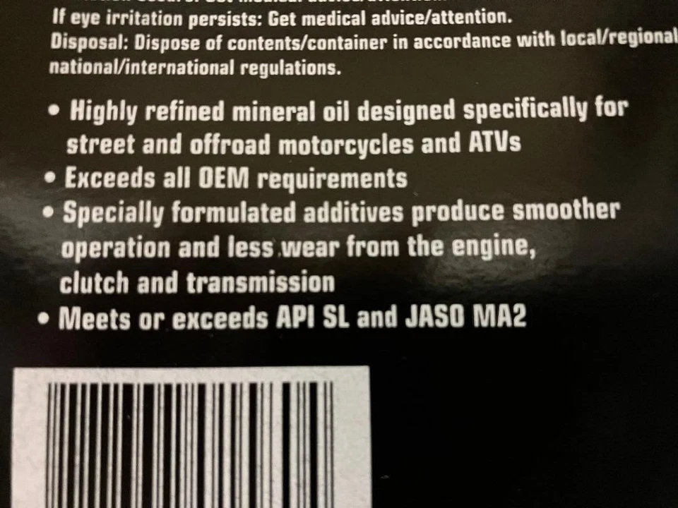 Kit de cambio de aceite aceite Honda CBR 600 F2 F3 1000 F 1100XX Hurricane hecho en EE. UU. Foto 2 de 2