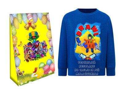 Brawl Star Shower Pasqualone Frühlingssweatshirt Malateniali