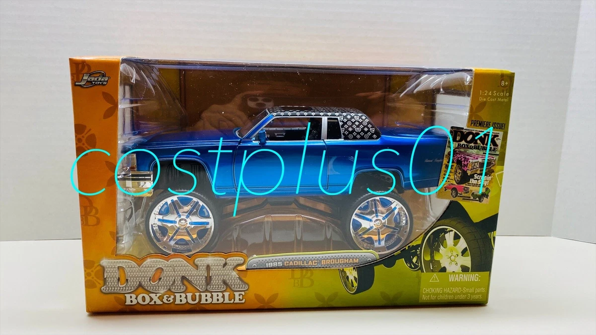 JADA DONK BOX & BUBBLE 1985 CADILLAC BROUGHAM 1:24 BLUE | eBay