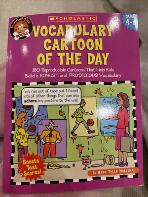 Vocabulary Cartoon of the Day Vocabulary Scholastic Grades 4-6