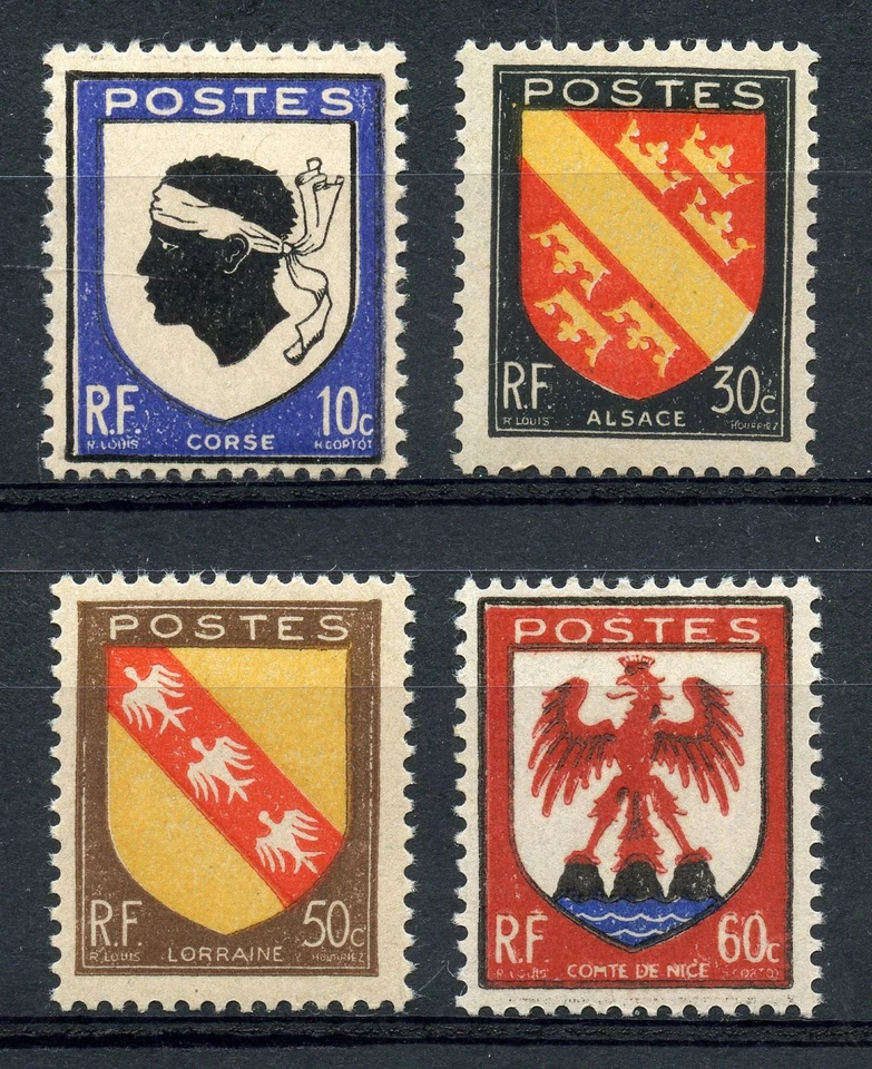 STAMP / TIMBRE FRANCE NEUF N° 755/758 ** ARMOIRIES / BLASONS - Photo 1/1