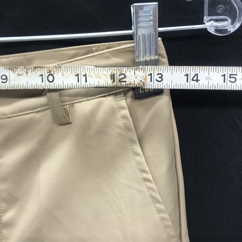 Lee Boys School Pants Size 10 Beige Tan Lightweight Uniform Kid - Picture 6 of 16