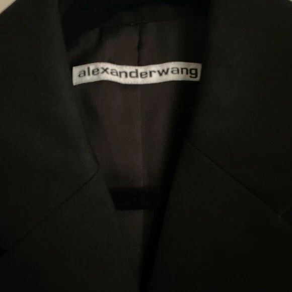 Abito su misura senza maniche Alexander Wang nuovo senza etichette con logo ricamato 2 $895