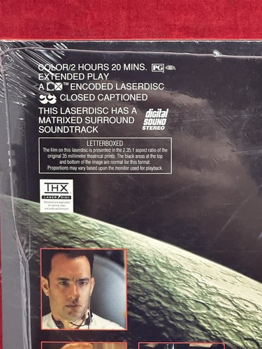 NEW Sealed APOLLO 13 on LASERDISC Extended Play Hanks Bacon Paxton Sinise Harris - Picture 6 of 12