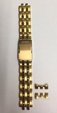 Citizen BL8042-54E  BL8003-56A Gold-Tone Complete Watch Band Replacement