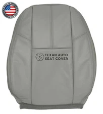 2011 GMC Sierra 1500 Driver Side Lean Back Leather Replacement Seat Cover Gray