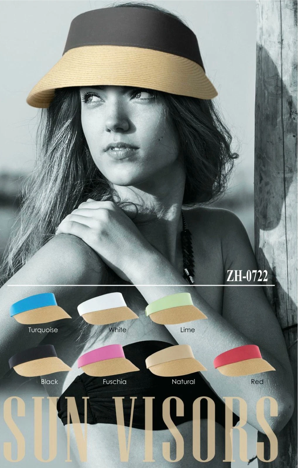 C.C Women's Visor Adjustable Sweat Band Crushable Packable Hat SPF50 Protection
Opens in a new windo