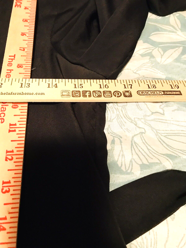 Petticoat Alley Black Dress Women's XS Sash Band Collar Professional Career Work - Picture 10 of 15