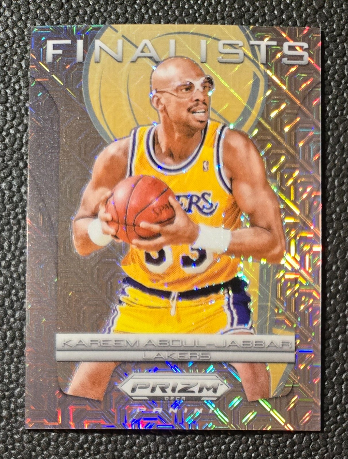 2023-24 Panini Prizm Deca * KAREEM ABDUL-JABBAR #12 FINALISTS MOJO PRIZM /25