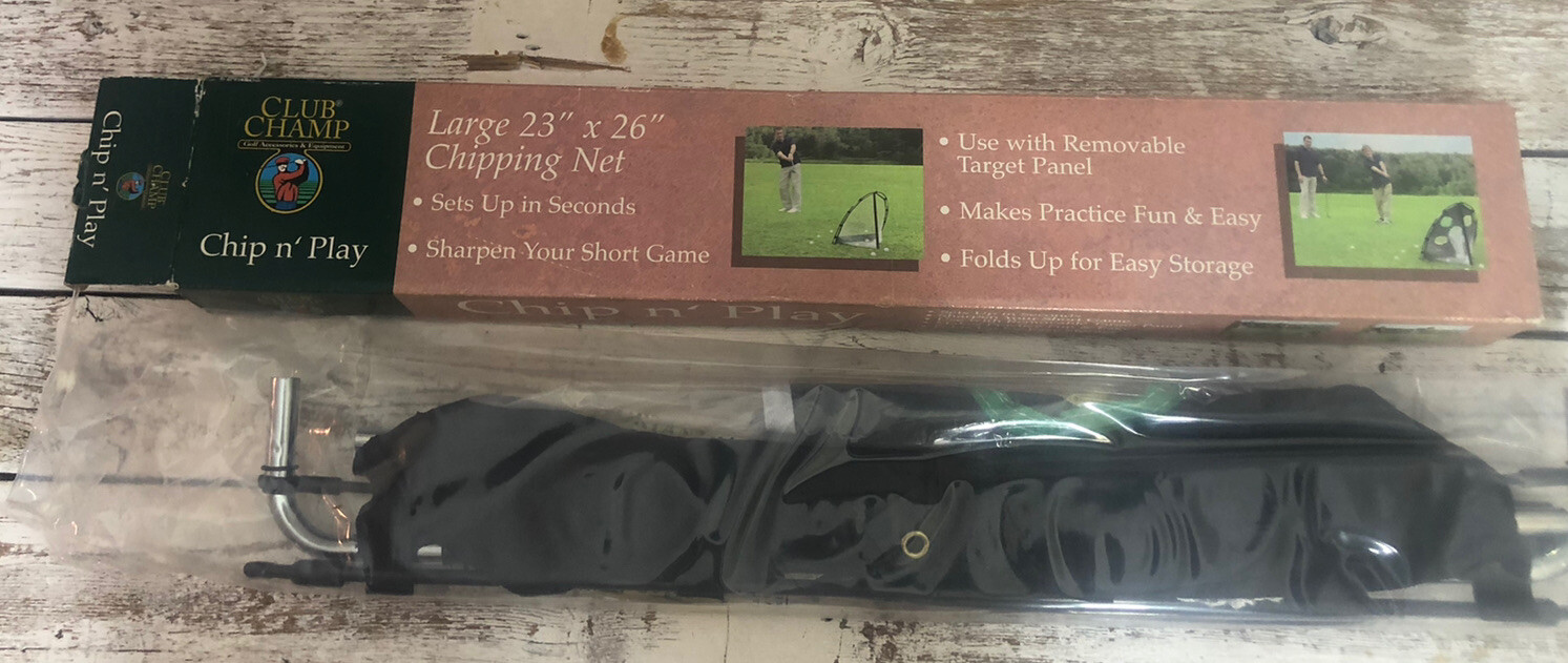 Club Champ Chip N' Play Large 23 x 26" Chipping Net w/ Game Target Golf  Practice | eBay