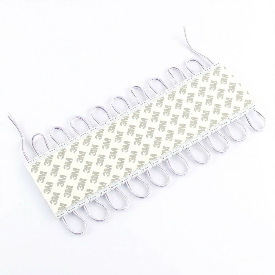 12V 3 LED Module SMD 5730 Cool White Waterproof Light Strip LOGO DIY Design Tape - Image 3 of 4