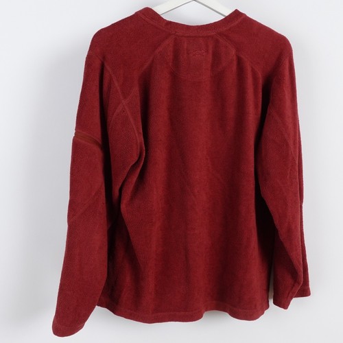HORNY TOAD Sweater Men's Size Small Boxy Pile Fleece Sweatshirt Rust Pocket - Picture 19 of 21