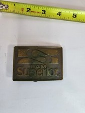i am superior belt buckle superior supervising branding