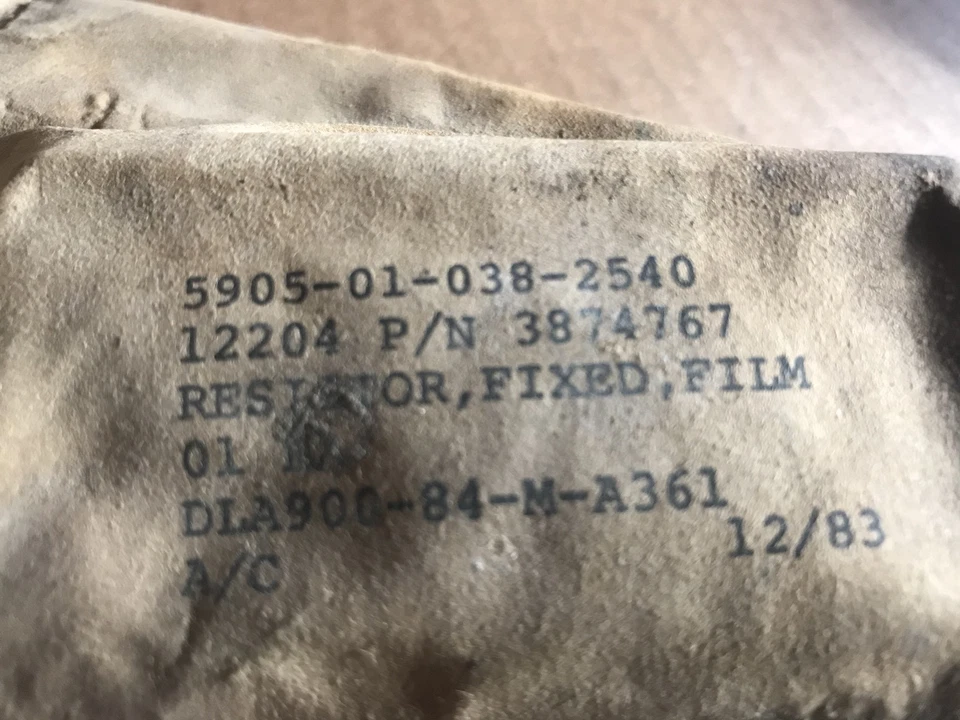 NOS 1971-1980 LOT OF 3 BALLAST RESISTORS DODGE TRUCK PLYMOUTH DART CUDA 3874767 Foto 3 de 3