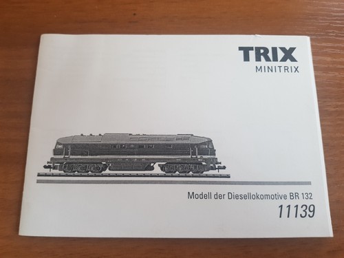 Minitrix 11139 Bedienungsanleitung BR 132 | Zustand: Gebraucht