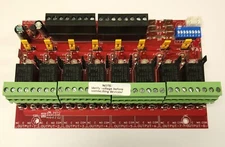 LIFE SAFETY POWER LSP R8 R8P PCB 03 Model R8P 8 Relay Power Supply PCB Board