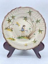 Antico piatto in ceramica maiolica Italiana Felice Clerici Milano del XVIII.