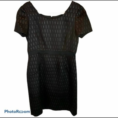 Antonio Melani Size 10 Dress Little Black Cocktail LBD Fit And Flare Women's - Picture 1 of 7
