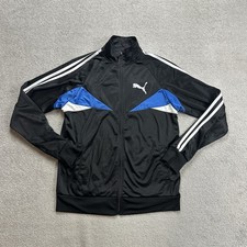 PUMA Trainingsjacke Sportjacke G L Vintage Retro Track Jacket Logo 21017 Schwarz