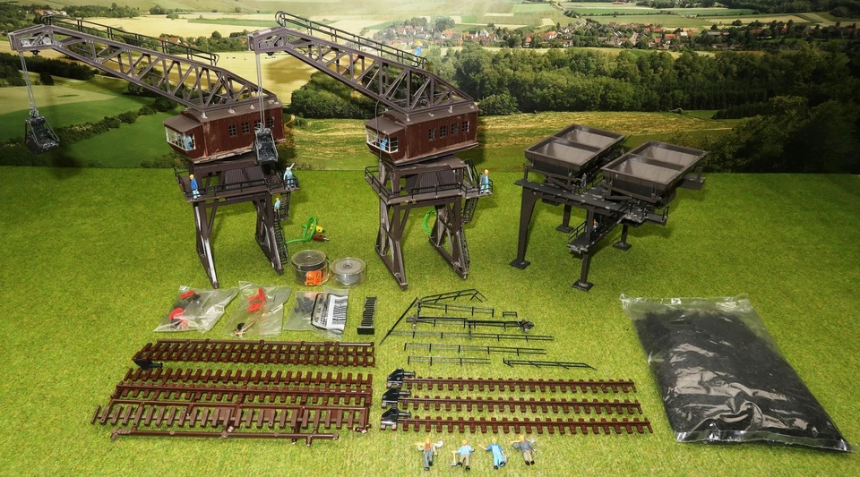 Faller H0 1:87 KONVOLUT 120148 (B-148) + 120162 (B-162) Großbekohlungsanlage - Bild 2 von 4