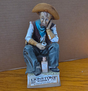 Lionstone Whisky Distillery Lonely Luke Decanter Original 1974 Missing Lid