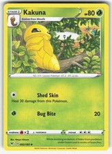 Kakuna 002/185 SWSH04: Vivid Voltage Pokemon Uncommon Lightly Played