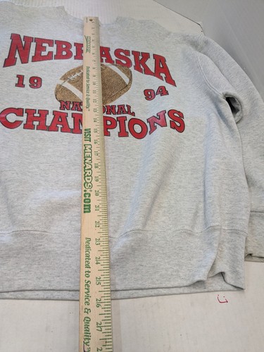 Nebraska Huskers Sweatshirt Men’s L 1994 National Champions USA Made. (BOX4) - Picture 6 of 6