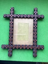 Tramp Art Frame Possibly Not Layered Antique Perhaps