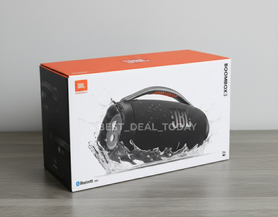 JBL Boombox 3 Portable Bluetooth Stereo Speaker WiFi Black