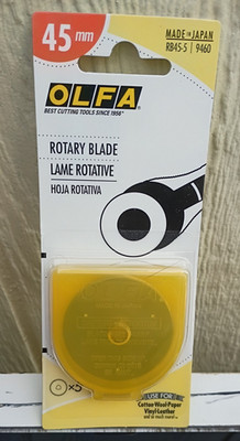 OLFA RB45-5 9460 45mm Rotary Replacement Blade Tungsten Steel Left/Right