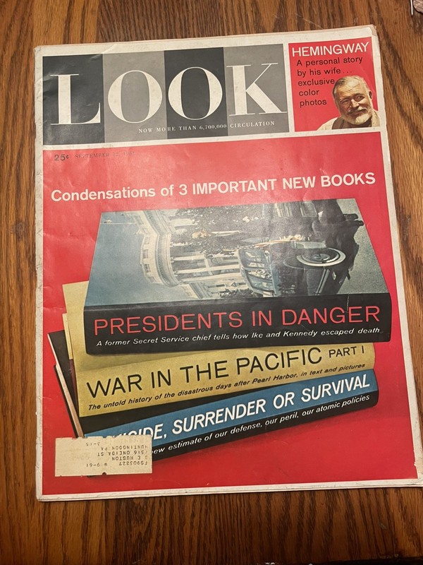 Look Magazine September 12, 1961 Condensations of 3 Important New Books