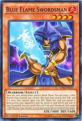 Blue Flame Swordsman Unlimited Common Legendary Decks II LDK2-ENJ14 NM