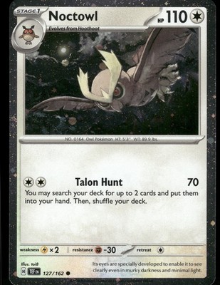 Noctowl - 127 (Cosmos Holo) 127/162 Promo Pokémon Card