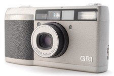 READ NEAR MINT Ricoh GR1 Silver Point Shoot 35mm Film Camera From JAPAN