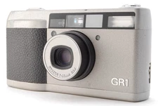【READ NEAR MINT】Ricoh GR1 Silver Point & Shoot 35mm Film Camera From JAPAN