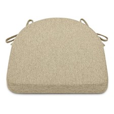 Chair Cushions For Dining, 17x16.5 Inch, Machine Washable Cover, Beige