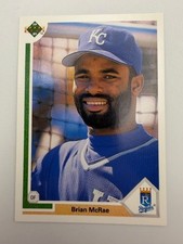 #543 Brian McRae [Rookie] Royals 1991 Upper Deck Baseball Card NM. rookie card picture