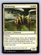 Flickerwisp 24 Uncommon Commander: Kaldheim Magic: The Gathering Near Mint
