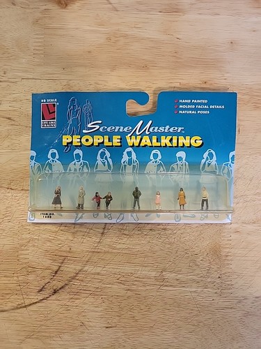 Juego de figuras Life Like Trains Scene Master PEOPLE WALKING escala 1688 HO | Zustand: New