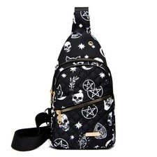 Lightweight Crossbody Sling Bag - Adjustable Strap, Zip Closure, Perfect For Tra