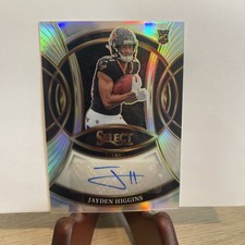 2025 Select Rookie Signatures Silver Prizm Jayden Higgins RSI-JHS RC Texans