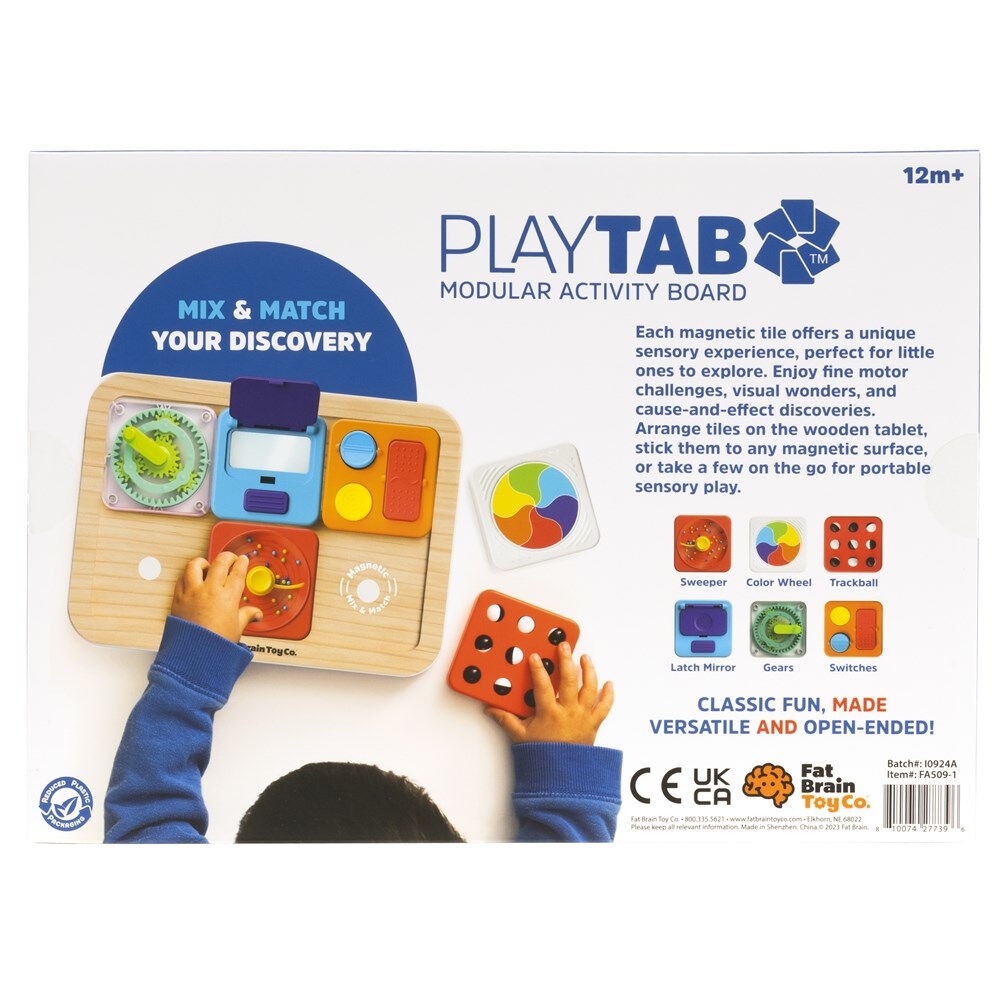 Fat Brain Toy Co PlayTab Essential Set 6 Tiles 12m+ 