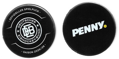 Eishockey Puck GAME PUCK  DEUTSCHER EISHOCKEY BUND DEB  25/26  DEL NHL