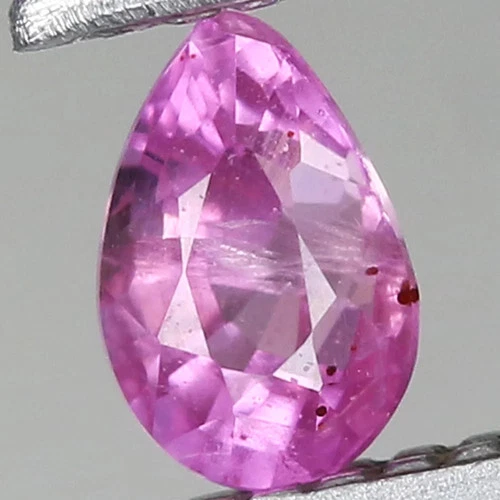 0.13ct t.w 3.5x2.3mm Pear Natural Heated Pink Sapphire, Madagascar