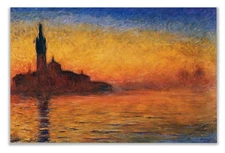 Twilight, Venice, 1908 By Claude Monet Canvas Prints Wrapped Gallery Wall Art...