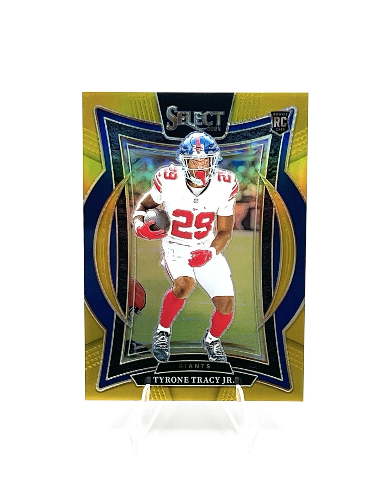 2024 Panini Select - Concourse Tyrone Tracy Jr. #61 Gold Prizm 3/10 RC