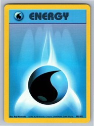 Pokemon Water Energy 102/102 Base Set 1999 Common